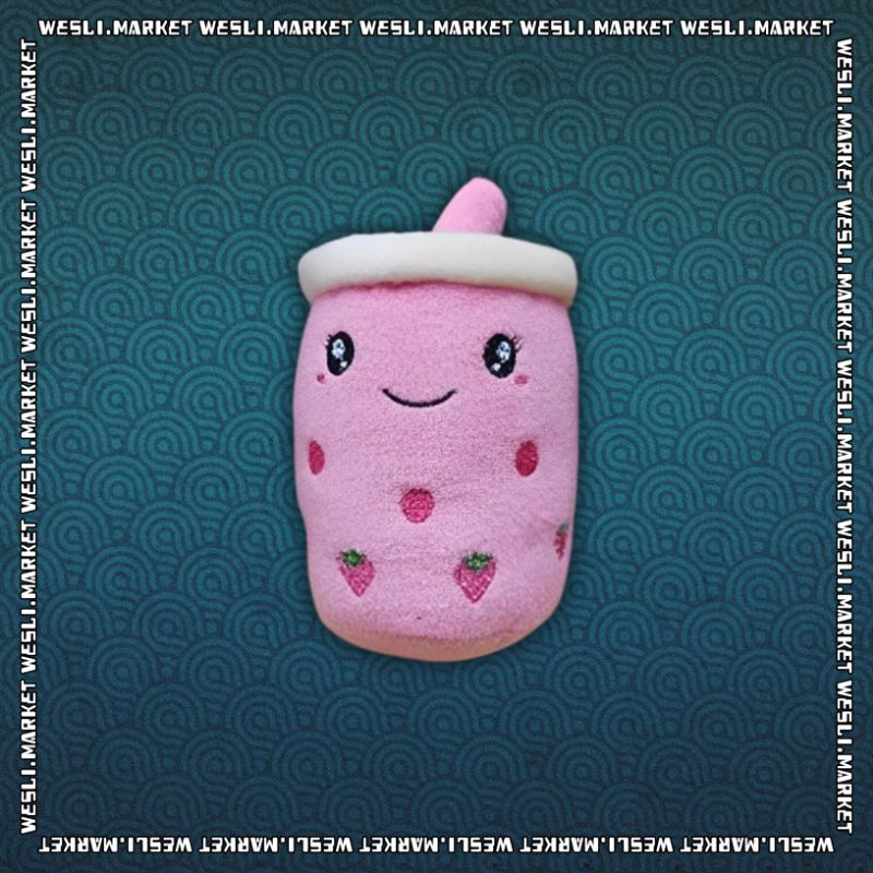 Boneka Boba Mini Gantungan Kunci Gantungan Kaca