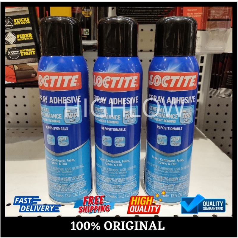 

LOCTITE Lem Spray Adhesive Lem Kertas Lem Kain Lem Foil Lem Busa 382gr