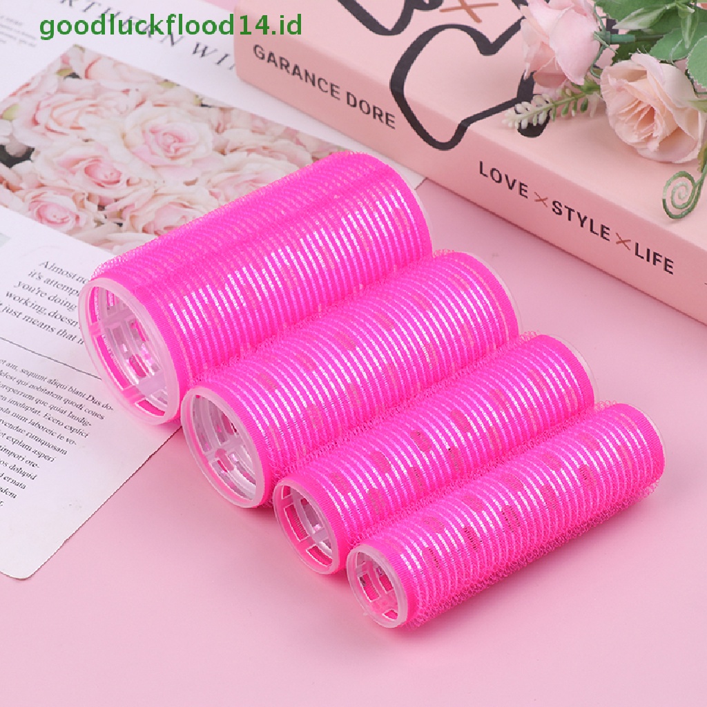 [GOOGFOUR] 4pcs Poni Penjepit Rambut Klip Roller Gelombang Curl Air Bangs Hairstyle DIY Salon [TOP]
