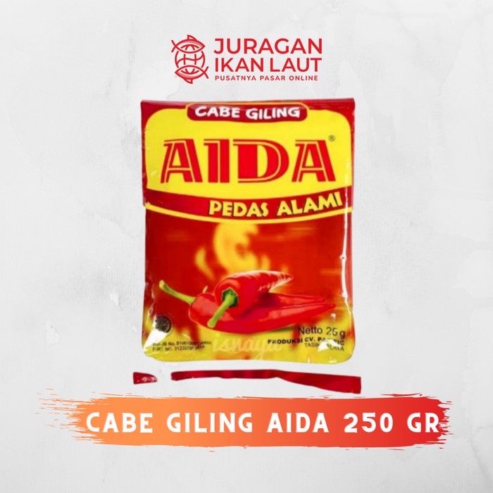 

Cabe Giling Aida Pedas Alami - 250 Gram