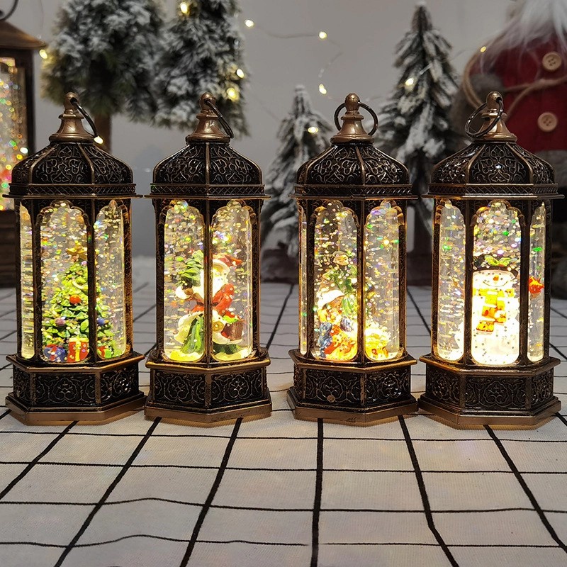 Lentera Snow Globe Kubah Hadiah Natal Pajangan Salju Snowglobe Murah Kotak Musik Natal Harga Grosir Termurah Kado Natal Christmas Music Box Snow Box