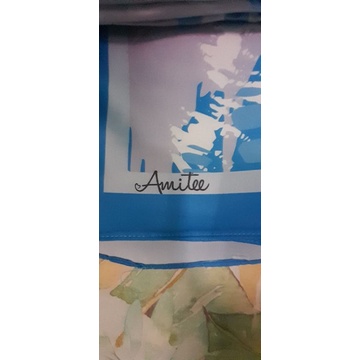 premium jilbab brand amitee/hijab amitee/jilbab segi empat/hijab segi empat/jilbab motif warna biru