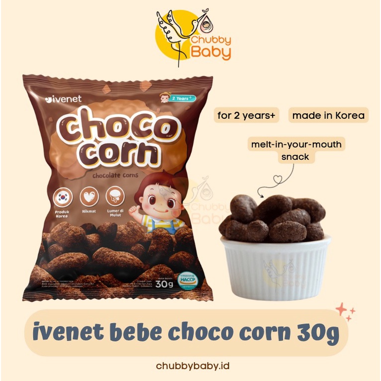 Ivenet Bebe Choco Corn 30g | 2 years+