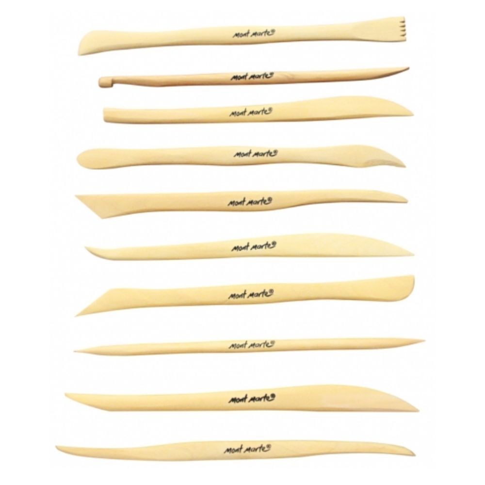 Mont Marte Sculpting - &quot;Mini Boxwood Modelling Tools&quot; 10pc