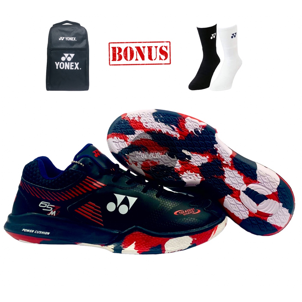 Sepatu Bulutangkis Y0nex SHB 65Z 2M Pria  Karet Berdecit Terlaris/Sepatu Badminton Y0nex  SHB 65Z2M 