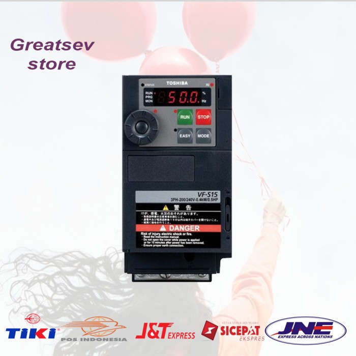 Penghemat Listrik Inverter Toshiba Vfs15-4055-5,5Kw-7,5Hp