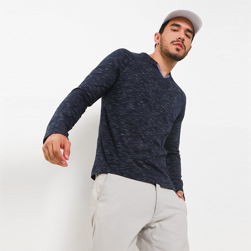 Cressida The Next level Longsleeve T-Shirt Regular Fit Navy Mist - G068N