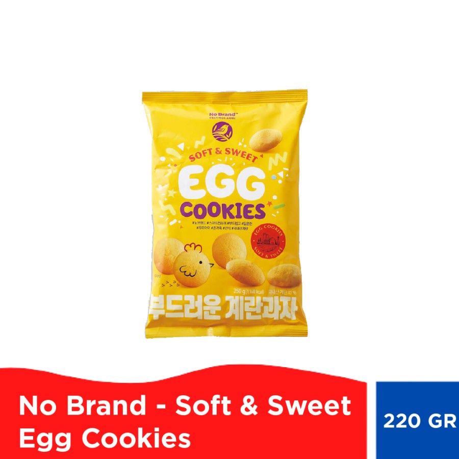 

No Brand - Soft & Sweet Egg Cookies 220 gr