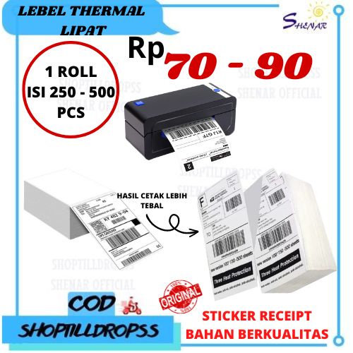 

Langsung Di Order Murah Bisa Diskon Shenar Thermal Label Lebel Prin 100X150 Isi 500Pc Thermal Paper Roll/Lipat Lebih Tebal