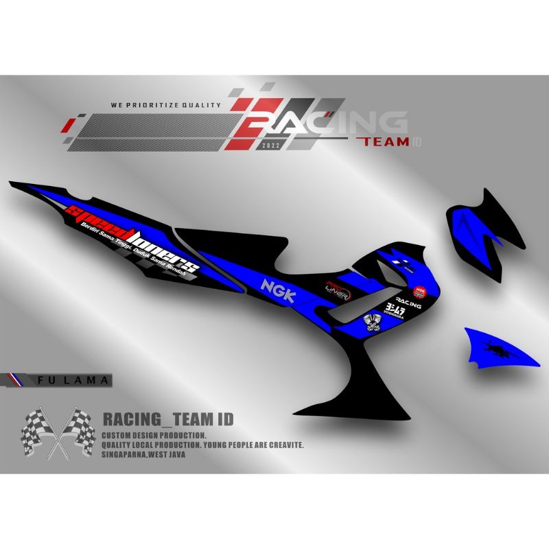 Jual STRIPING VARIASI SATRIA FU BARONG 2009-2012