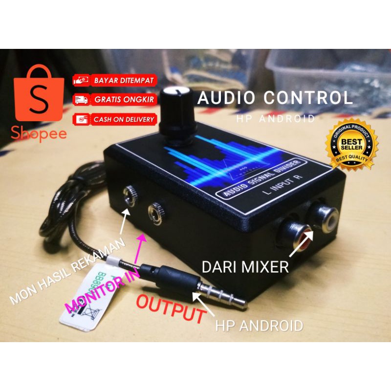 Alat perekam dari mixer ke HP Android suara jernih tanpa noise termurah