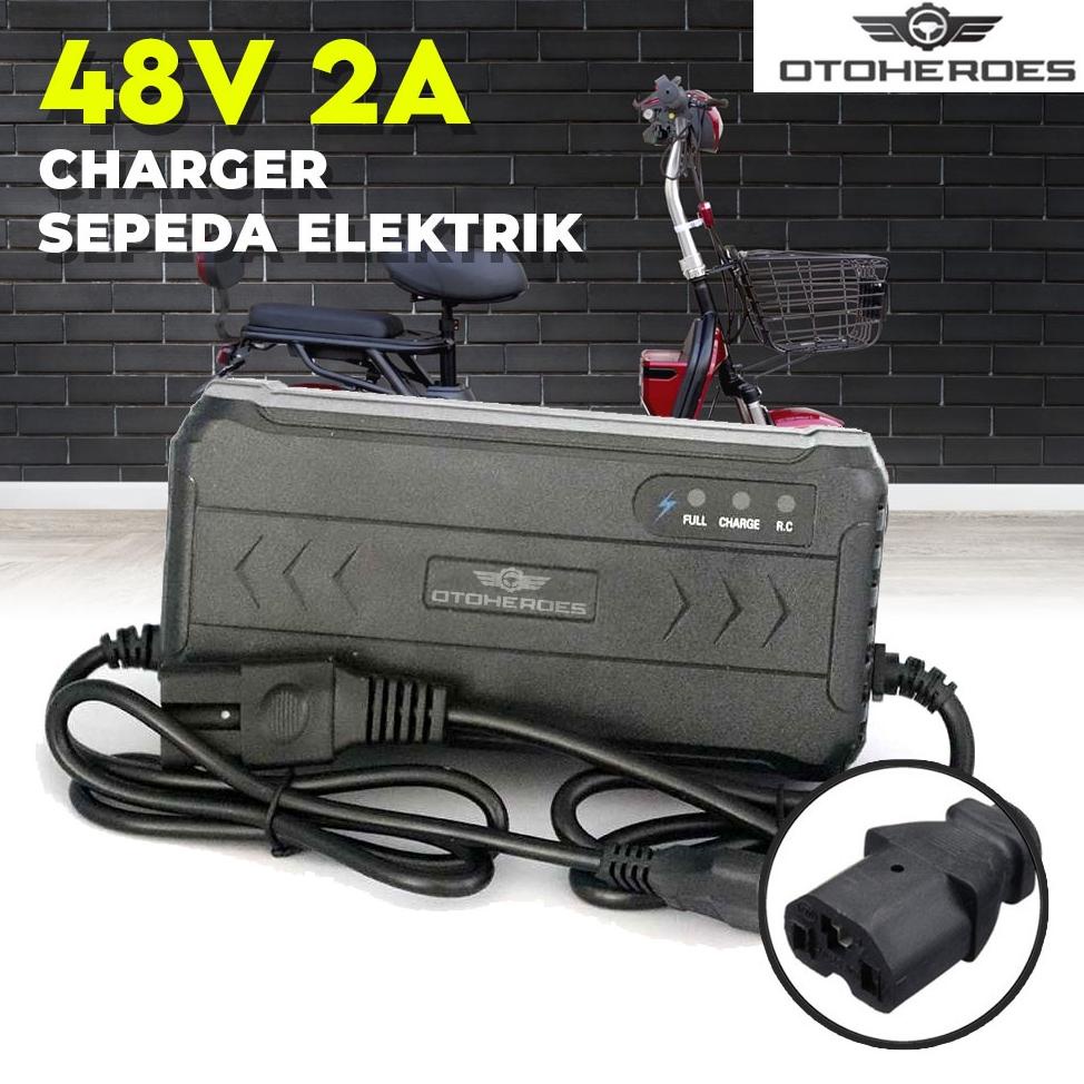 Charger Sepeda Listrik  48V 20Ah Baterai Selis Scooter Sepeda Elektrik