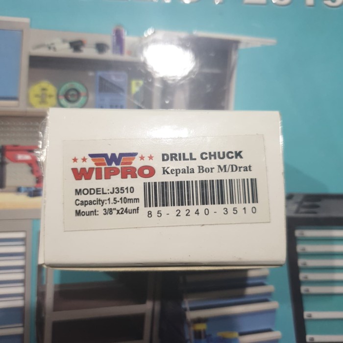 KEPALA BOR WIPRO 10 MM DRAT