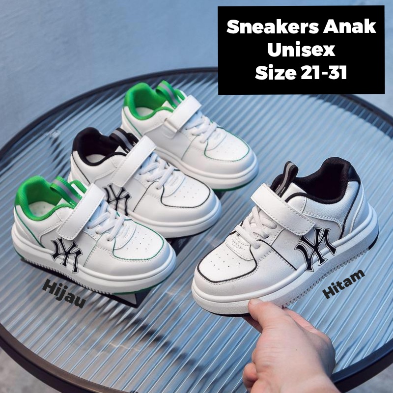 (LOLI-JKT) NYP SEPATU ANAK UNISEX GRADASI PATCHWORK SIZE 21--31