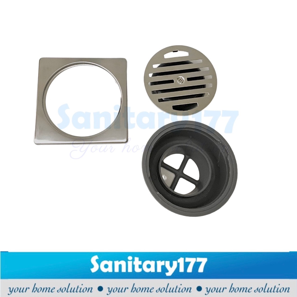 Saringan got stainless murah tot- floor drain 11.5 cm drainer strainer saringan pembuangan air kamar mandi stainles sanitary177 /D24
