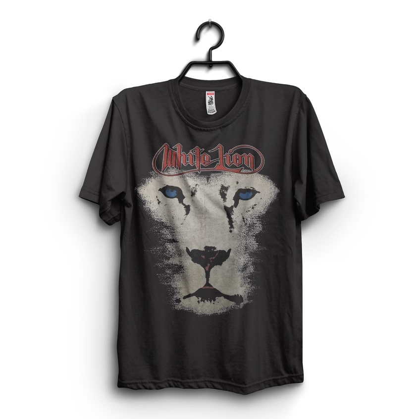 Kaos Musik Band White Lion - Tshirt Band Rock