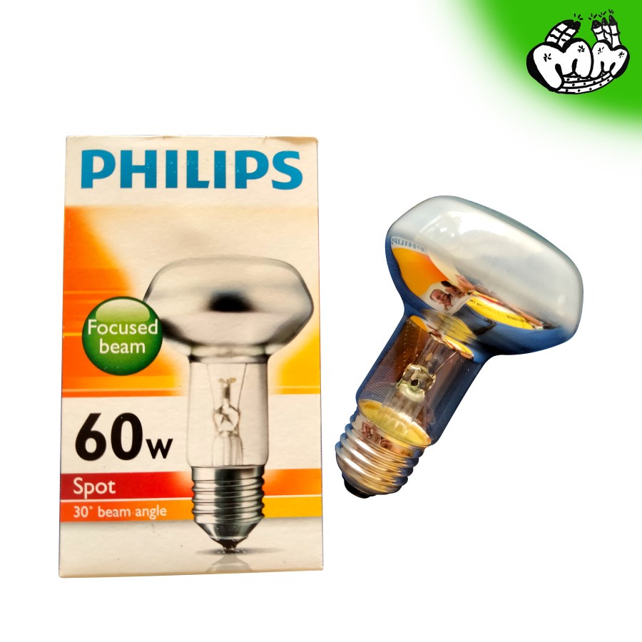 Lampu Philips Reflector 60 Watt Spot Kuning
