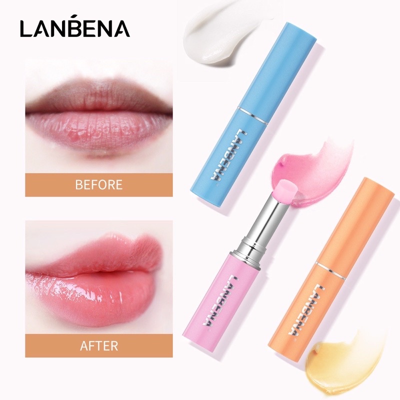 (READY) LANBENA Lip Balm Chameleon/Rose/Hyaluronic LB7365 7389 7372