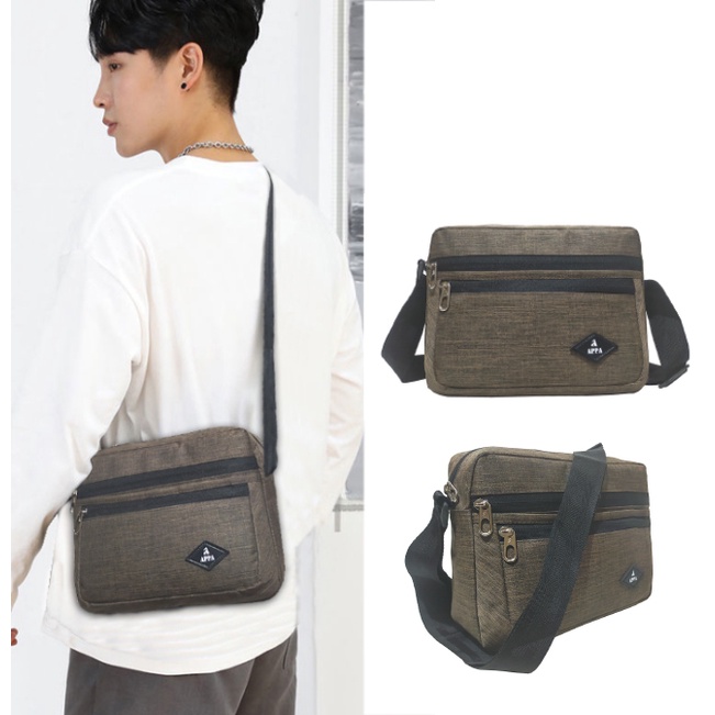Tas Slempang bahu Kecil Pria / Wanita Crossbody bag APPA7042 Multi-Fungsional Kasual Messenger