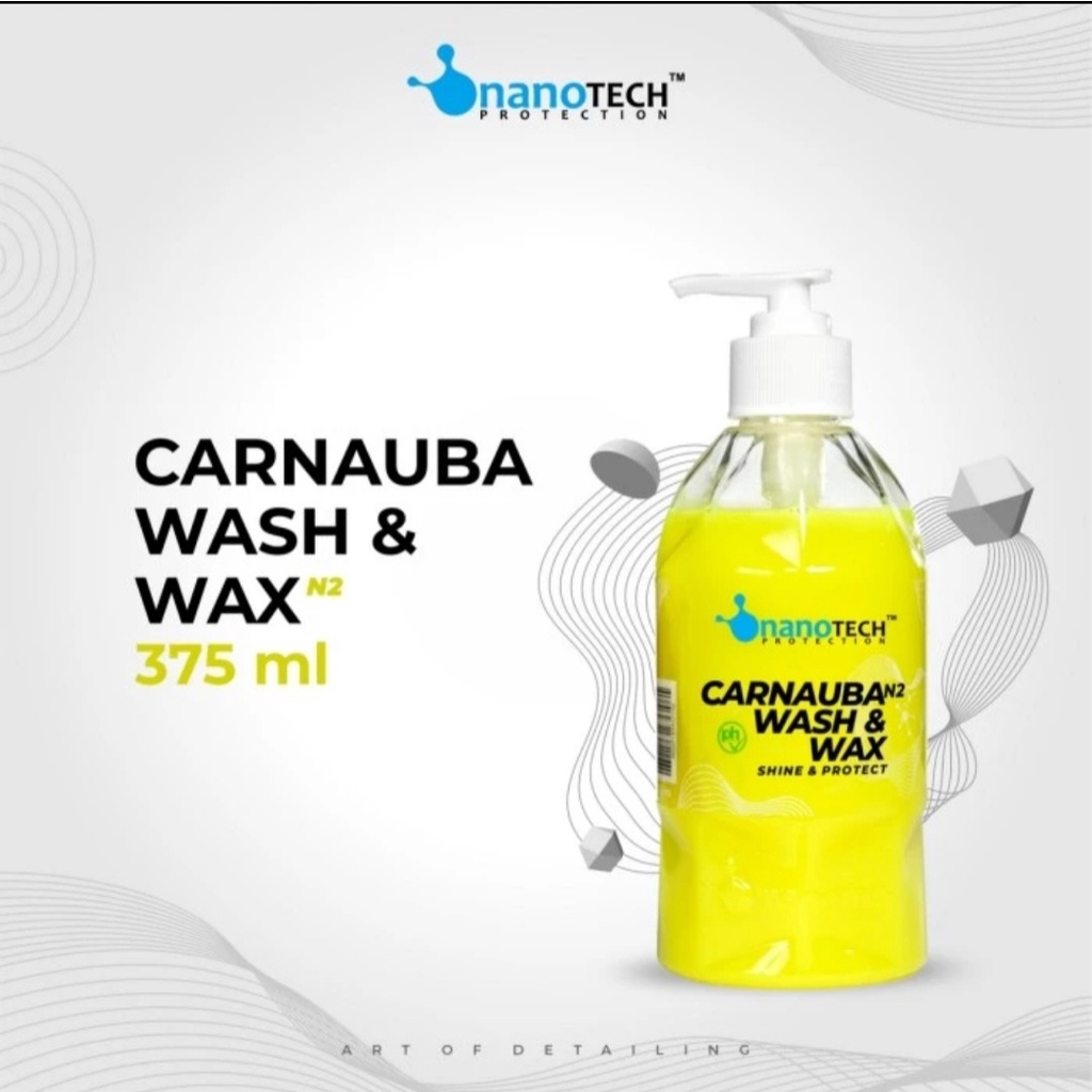 Shampoo Cuci Mobil Motor PH Balance - CARNAUBA WASH and WAX - Home CarShop - Snow Car Wash - Shampoo