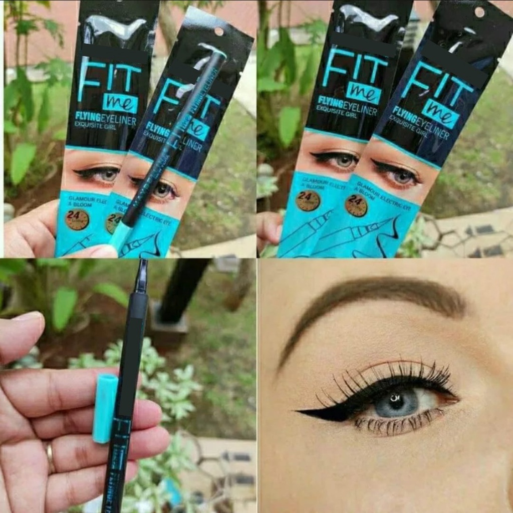 Eyeliner M4yb Fit Me Sachet / Estee Lder / M-a c / L*real / Huda Beauty / Penggaris mata