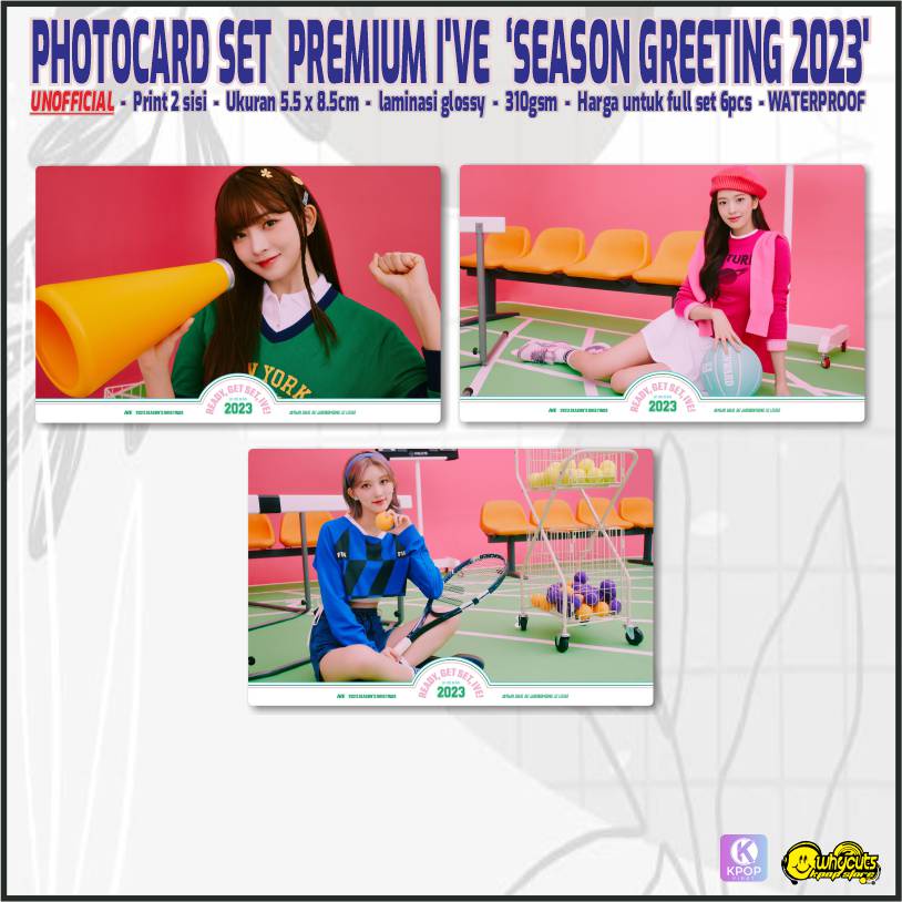 Unofficial Photocard Set Premium IVE Season Greeting 2023