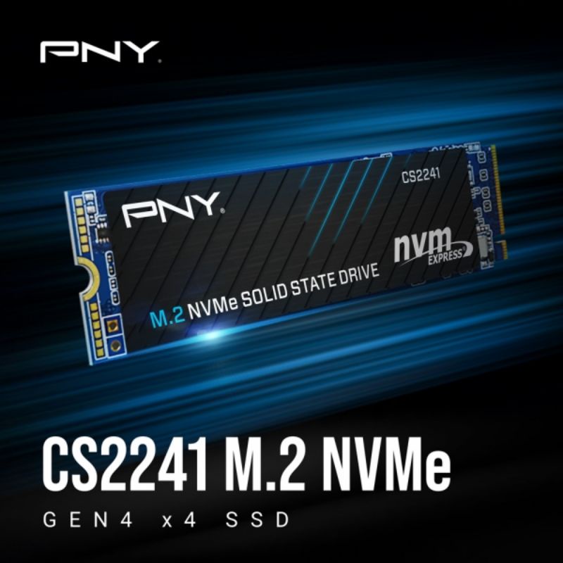 PNY SSD NVME 2TB CS2241 PCIE Gen 4x4 3x4 M.2 2280 HIGH SPEED