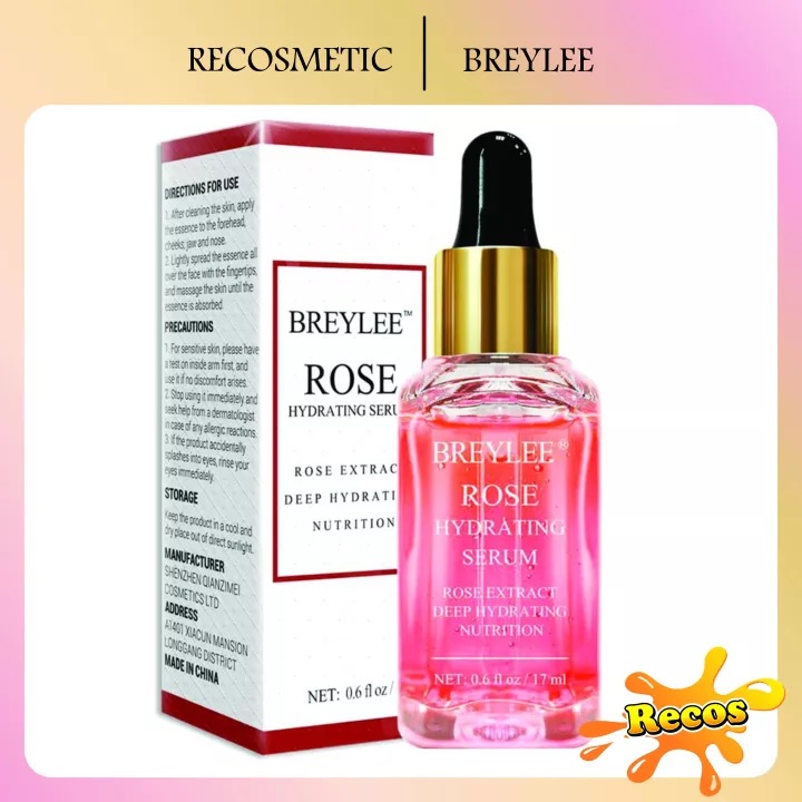 BREYLEE Rose Nourishing Face Serum Rose Hydrating - Menyegarkan dan Melembabkan 17ml