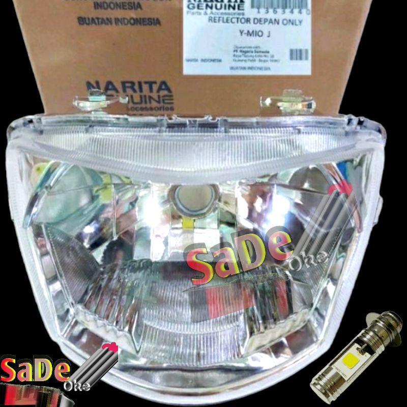 lampu depan reflektor reflector yamaha mio j BOHLAM LED