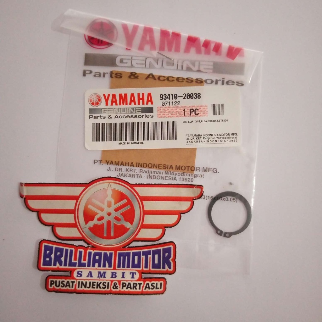 Circlip Ring Klip RX-KING Original Yamaha 93410-20038