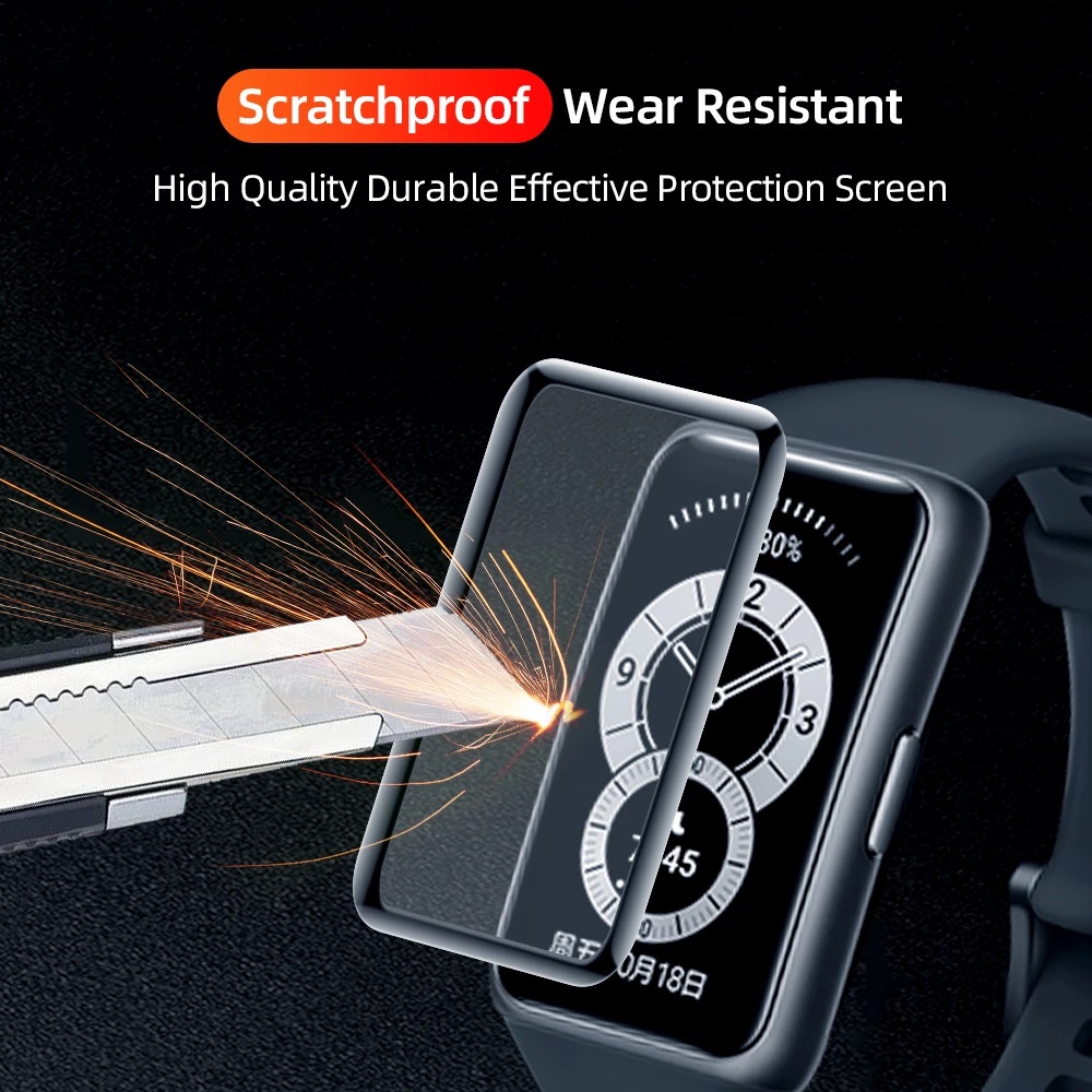 Anti Gores HUAWEI BAND 6 7 Screen Protector Soft Clear Film Honor Band 6 2D/3D