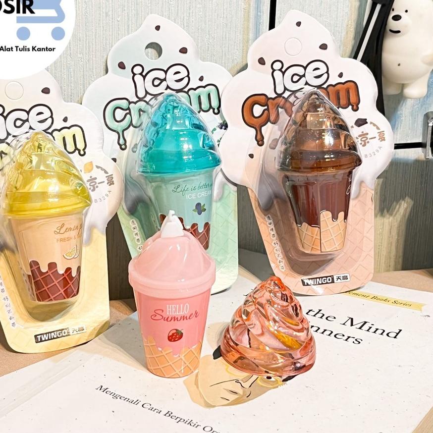 

Ready Stock Correction tape bentuk minuman makanan ice cream eskrim alat tulis sekolah lucu kado unik tipex tipx penghapus tulisan lucu kado unik''