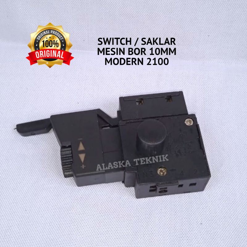 Switch Saklar Mesin Bor 10mm Bolak Balik Modern Nrt Pro Mollar Bor 10 mm