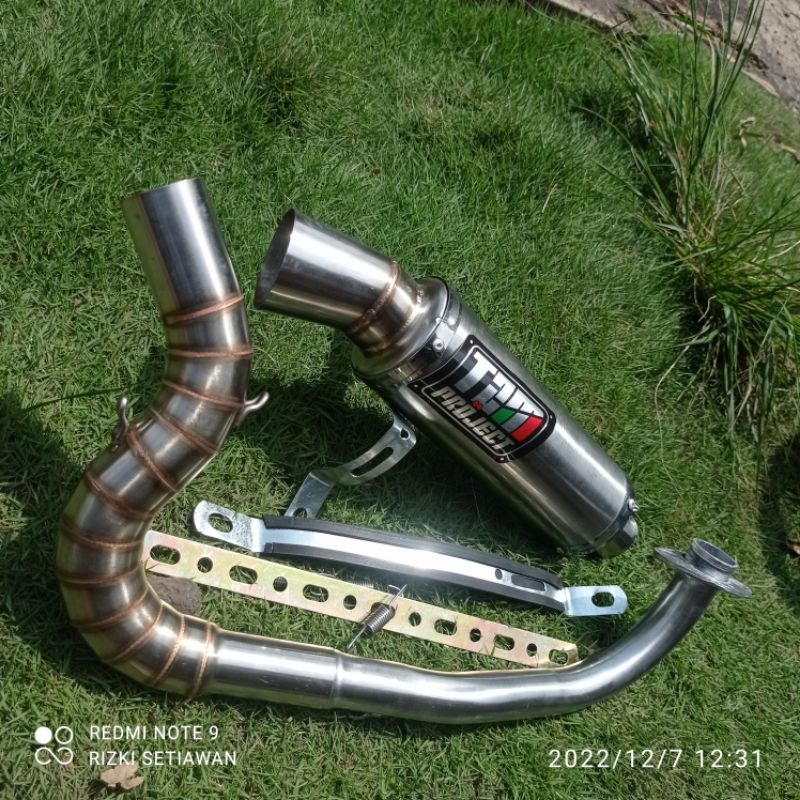Knalpot Corong TZM PROJECT leher cobra ngacung mio beat vario nmax inlet 38