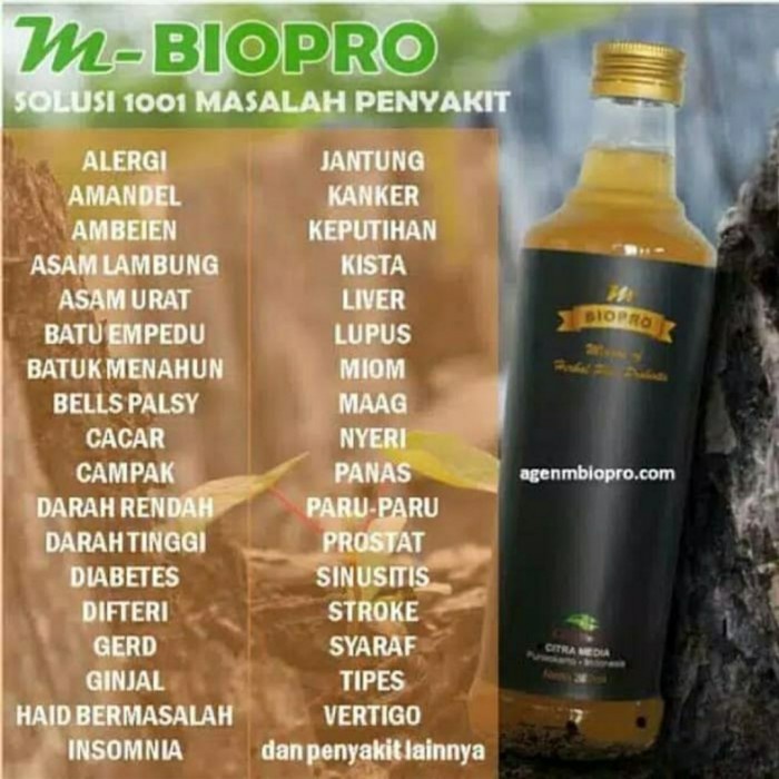 Flash Sale M Biopro Herbal Probiotik Alami Atasi 1001 Penyakit 100 % Original Terlaris