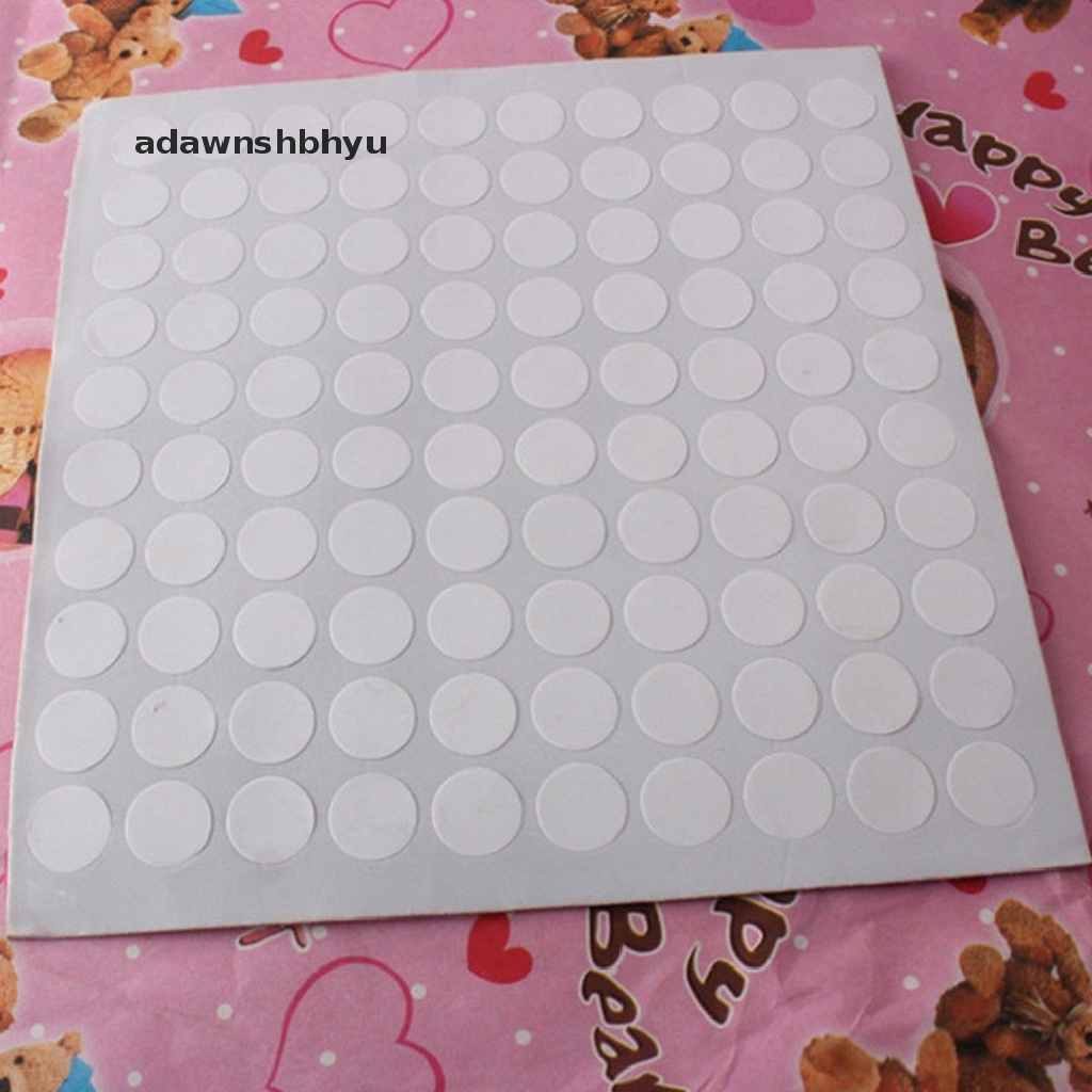 Adawnshbhyu 100 Pcs Amplop Perekat Membuat Stiker Sumbu Sticky Dots Stickum Balon ID