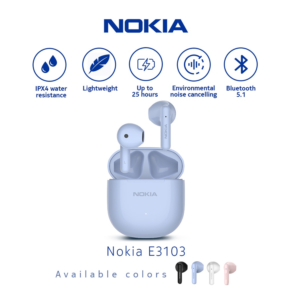 Nokia E3103 ENC True Wireless Earphones TWS Less Latency HD