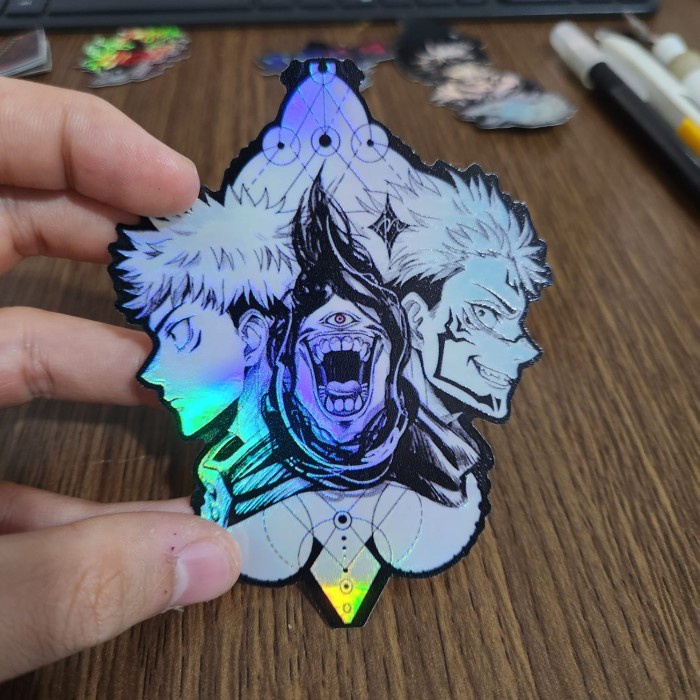 

Sticker Hologram Anime Besar - PSH1248 - Jujutsu Kaisen - yuji Sukuna