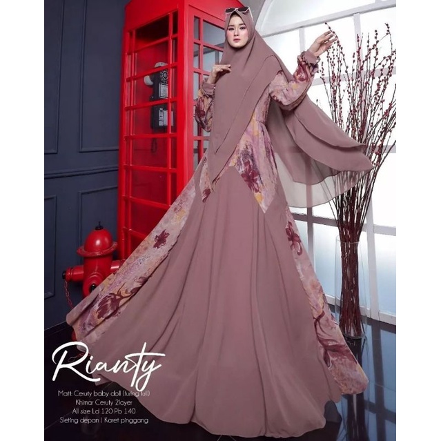 JS. RIANTY GAMIS SYARI ORI JASMINE