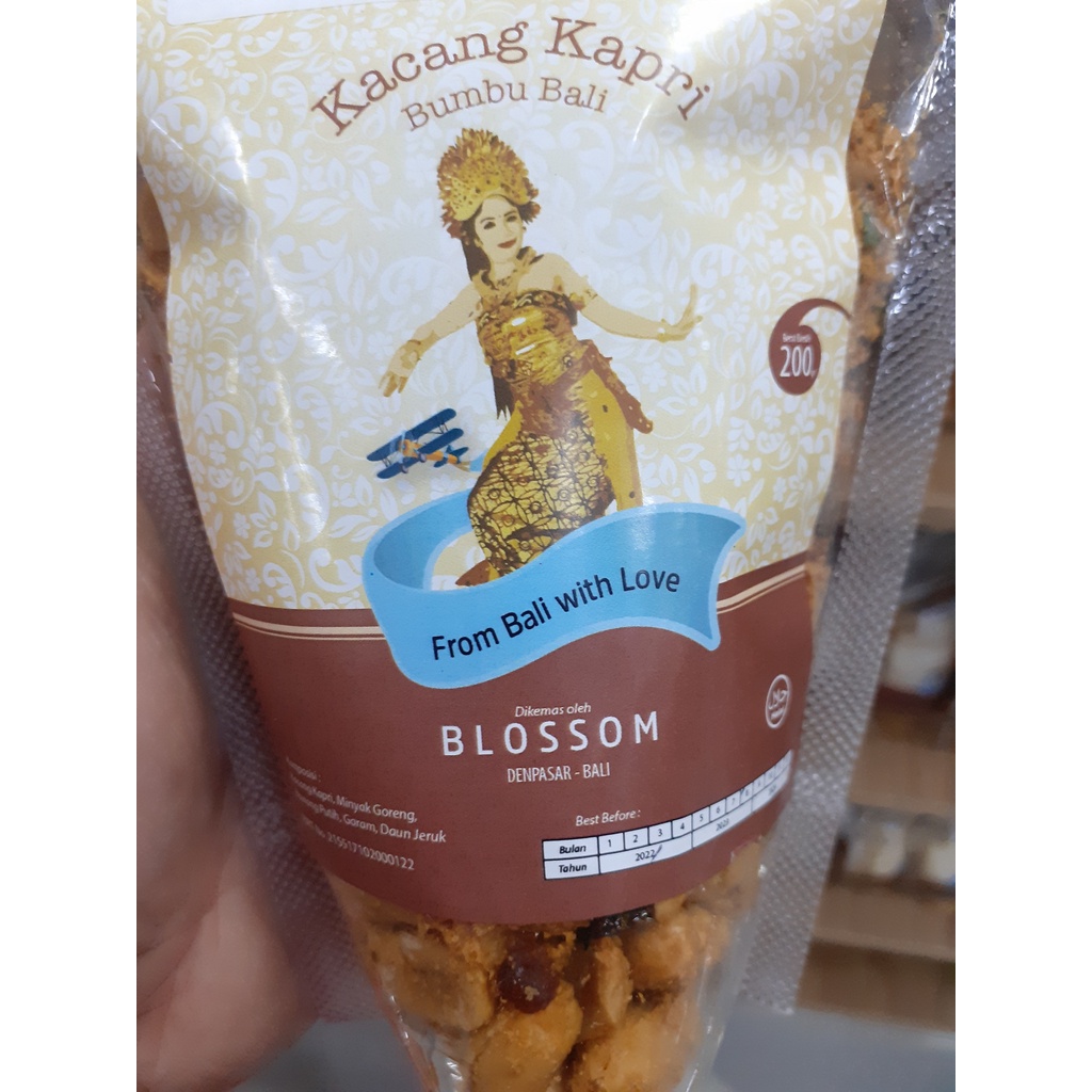 KACANG KAPRI BLOSSOM 200GR ORIGINAL/BUMBU BALI 100% ASLI KHAS BALI HALAL