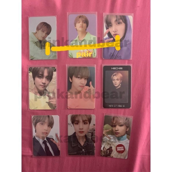 Photocard Haechan NCT Boom Dilan Sticky Card Wallet   Photopack SG21 Hoodie Ungu Yzy Hot Sauce R1 Ro