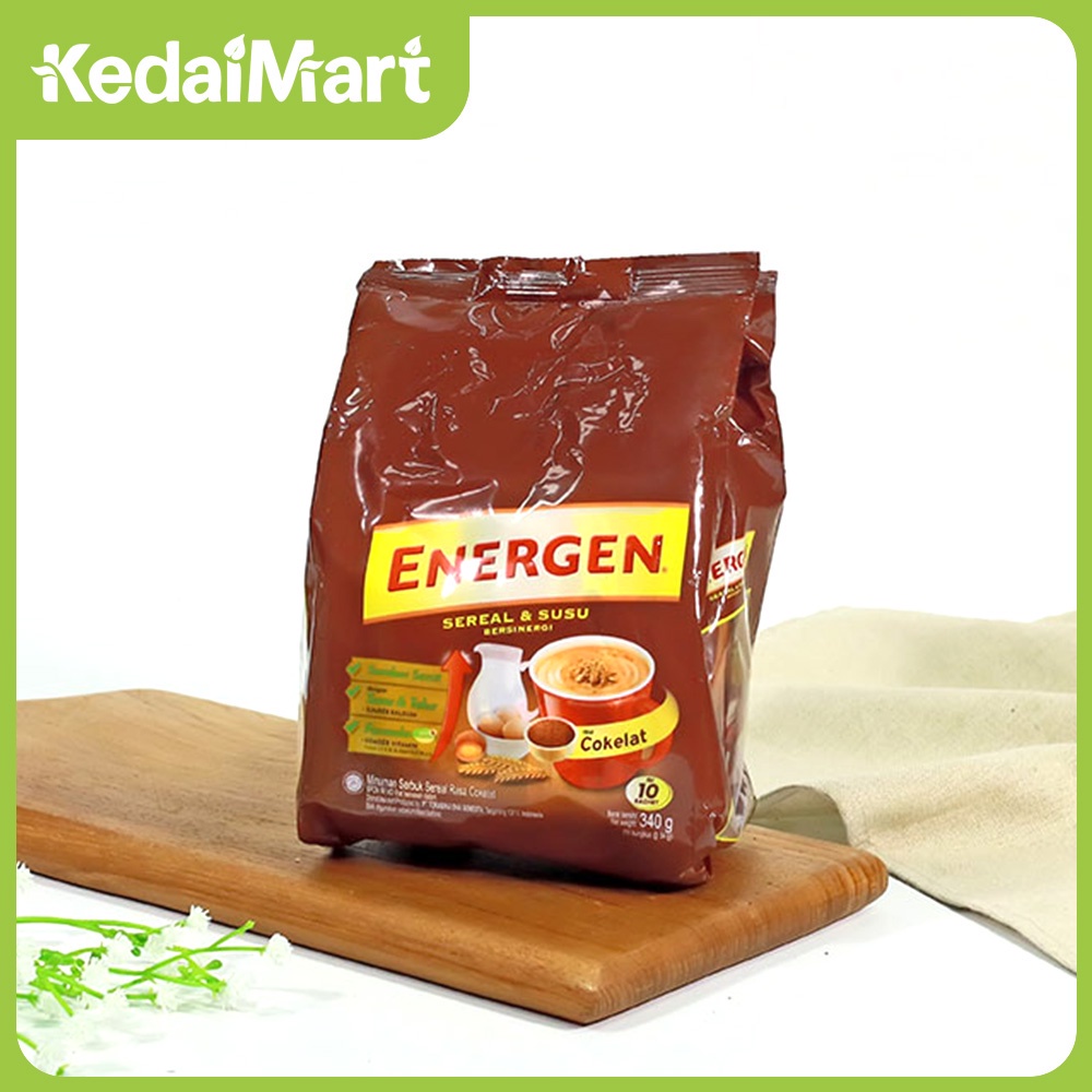 

Energen Sereal Rasa Coklat Pouch Isi 10 x 34 Gram