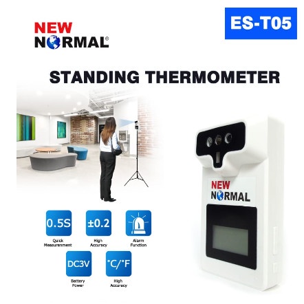 STANDING INFRARED THERMOMETER INDOOR