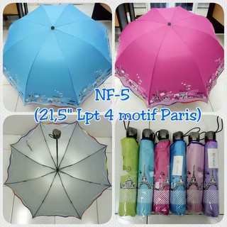 Payung NAGOYA lipat 4 Mangkok Motif Paris NF-5