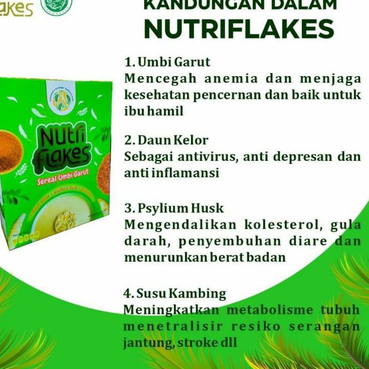 

ツ Nutriflakes Sereal - Cereal Ekstrak Daun Kelor Solusi Atasi Asam Lambung Maag Akut Diabetes Diet Tingkatkan Antibody Imunitas Tubuh New