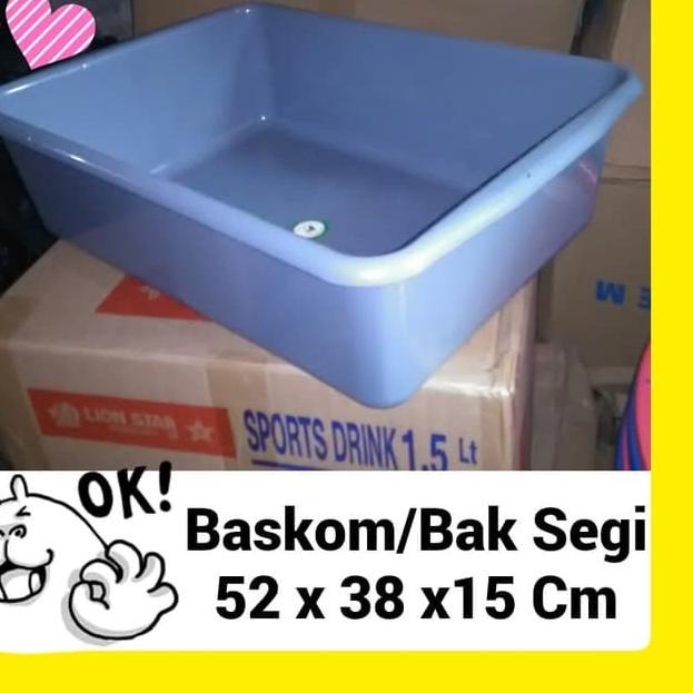 Star Seller. Baskom/Bak Segi(Kotak),Plastik Tebal, Serbaguna, Large