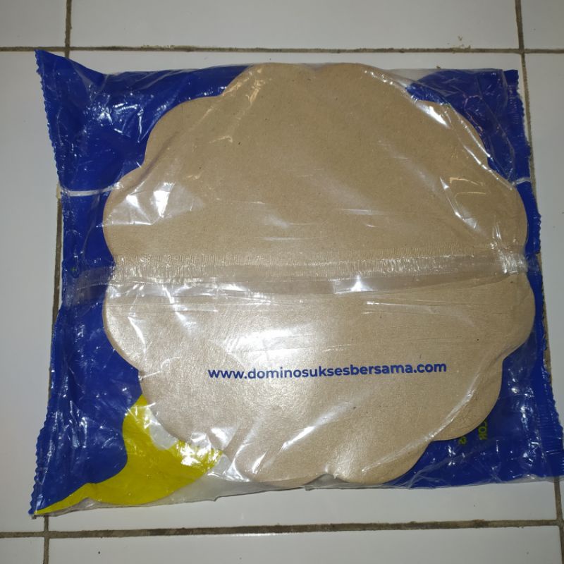 

Kertas minyak bulat / kertas nasi bulat motif / samir nasi isi 180 lembar
