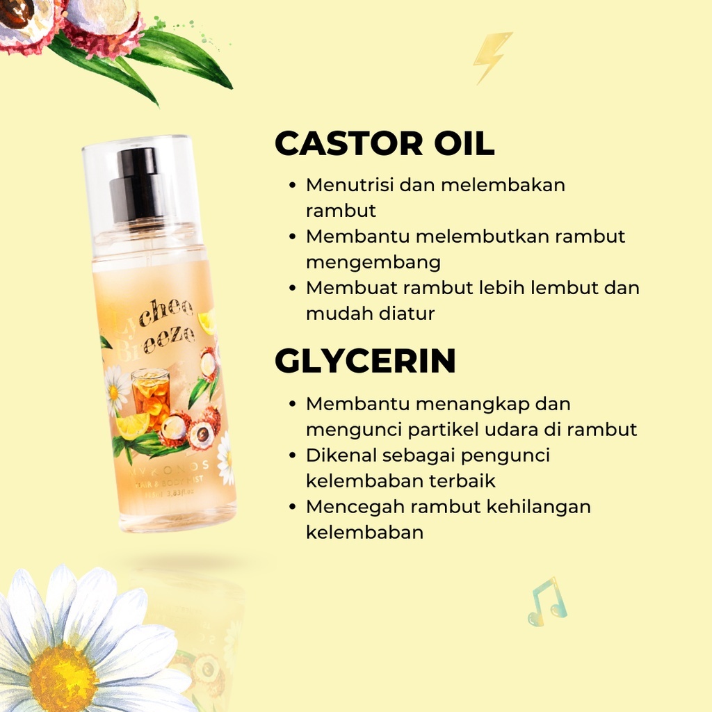 Mykonos Hair &amp; Body Mist 115 ML