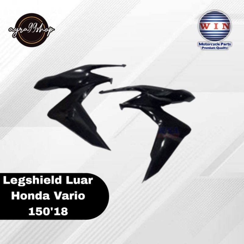 legshield Luar Besar Cover Honda Vario 150/125 Sayap Samping Kanan Kiri Merk WIN All New Body Depan