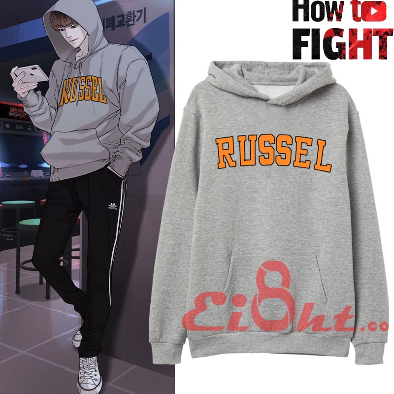Jaket Hoodie How To Fight Sung Taehoon Russel How To Fight  In Taehoon